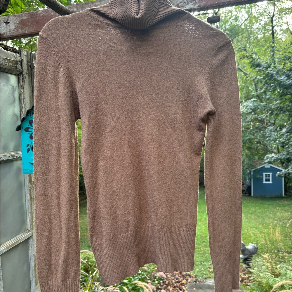 H&M Taupe Turtleneck Sweater